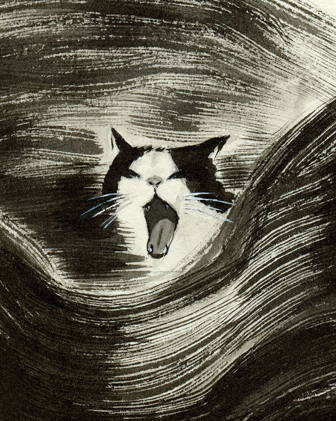 Wally's Afternoon Nap | 8.5" x 11" | Original Artwork