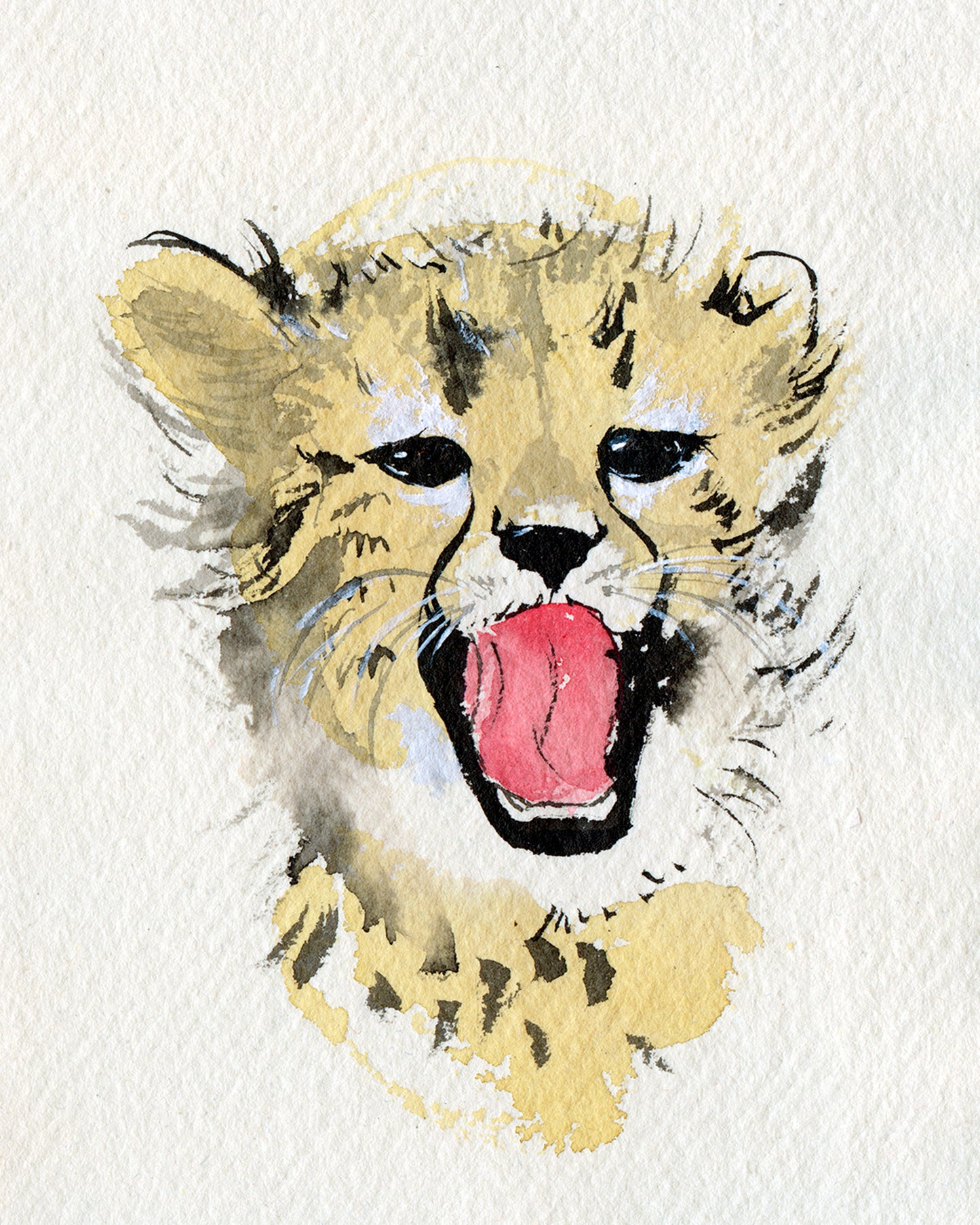 Baby Cheetah | A6 | Original Painting