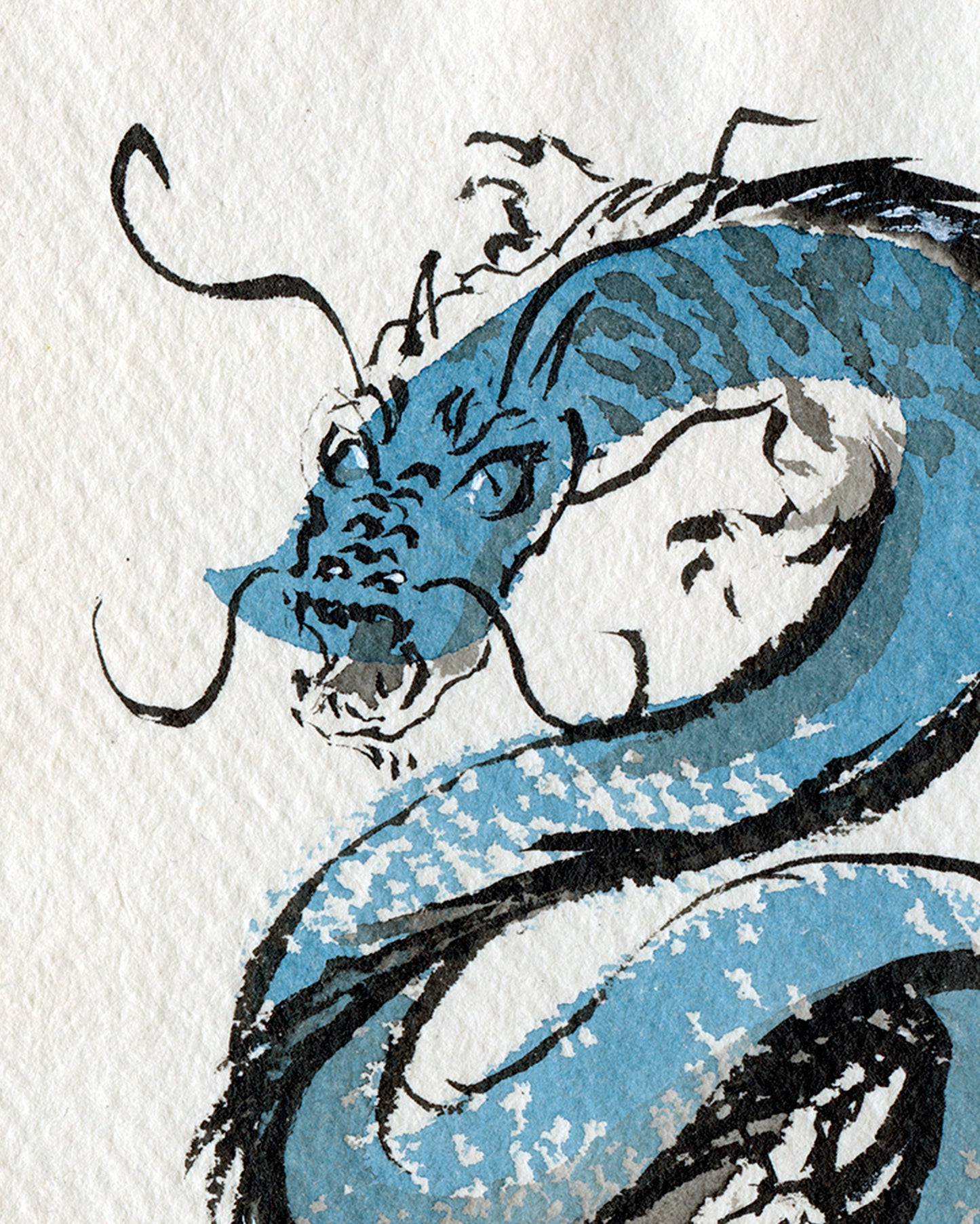 Eastern Dragon | A6 | Original Painting