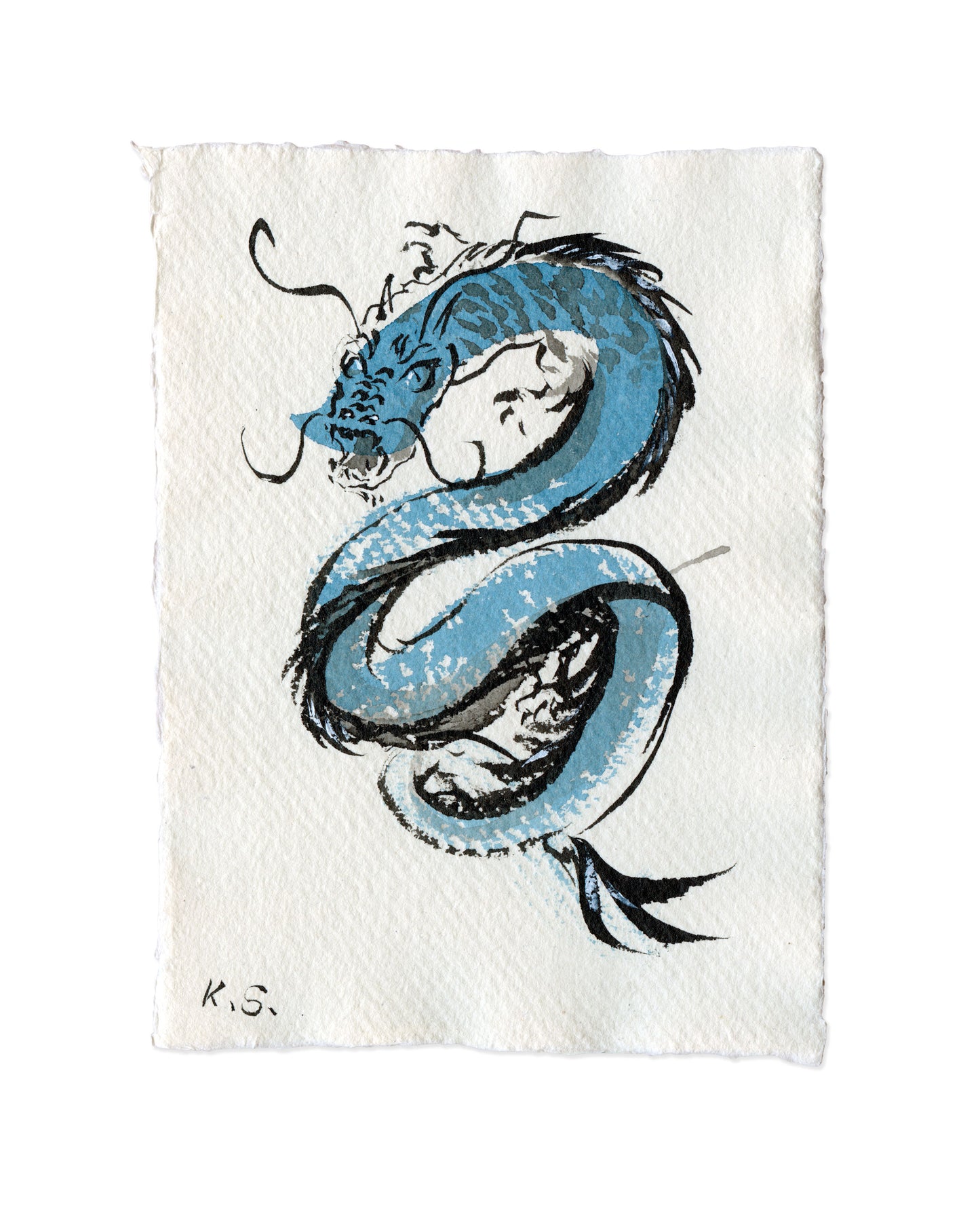 Eastern Dragon | A6 | Original Painting