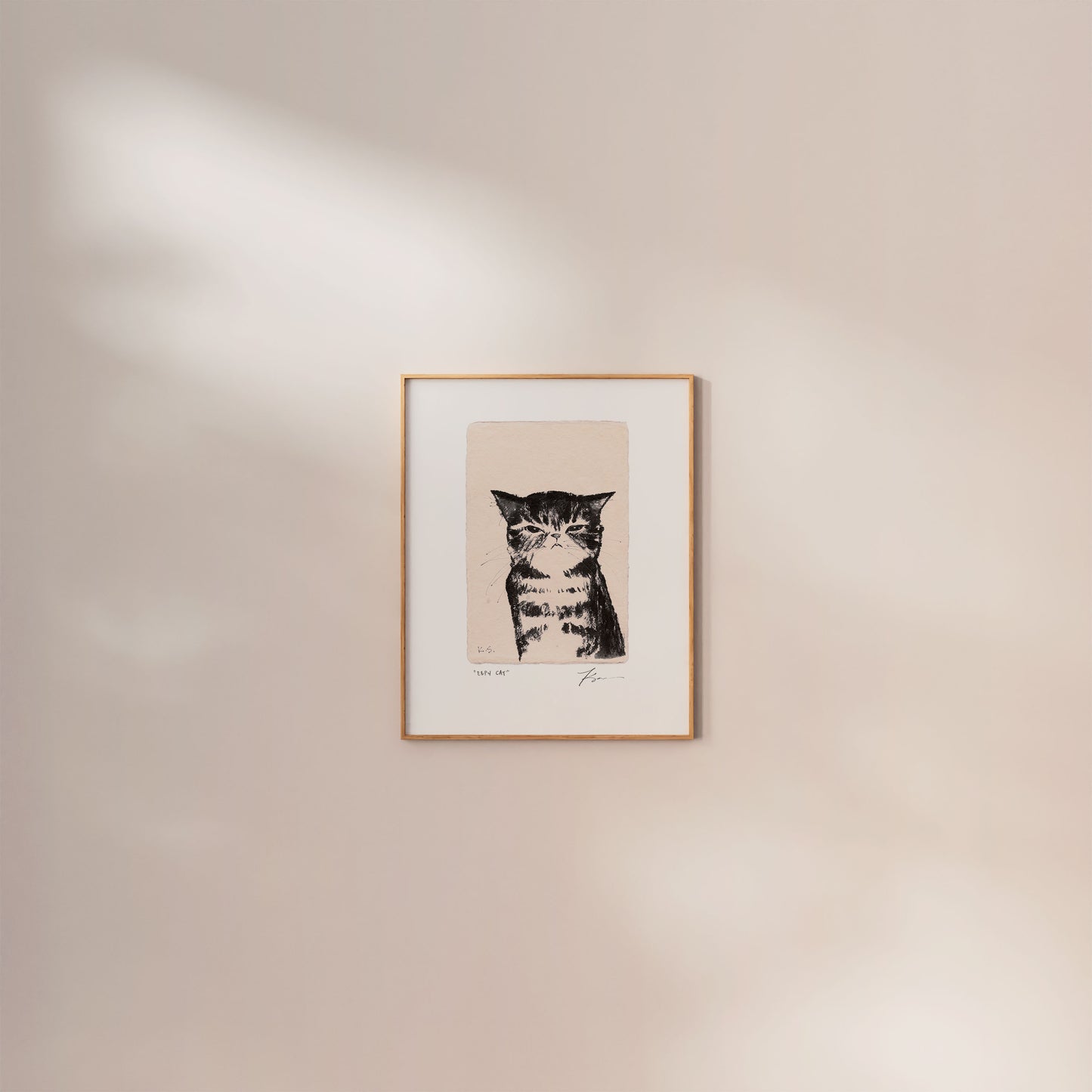 Eepy Cat | Fine Art Print