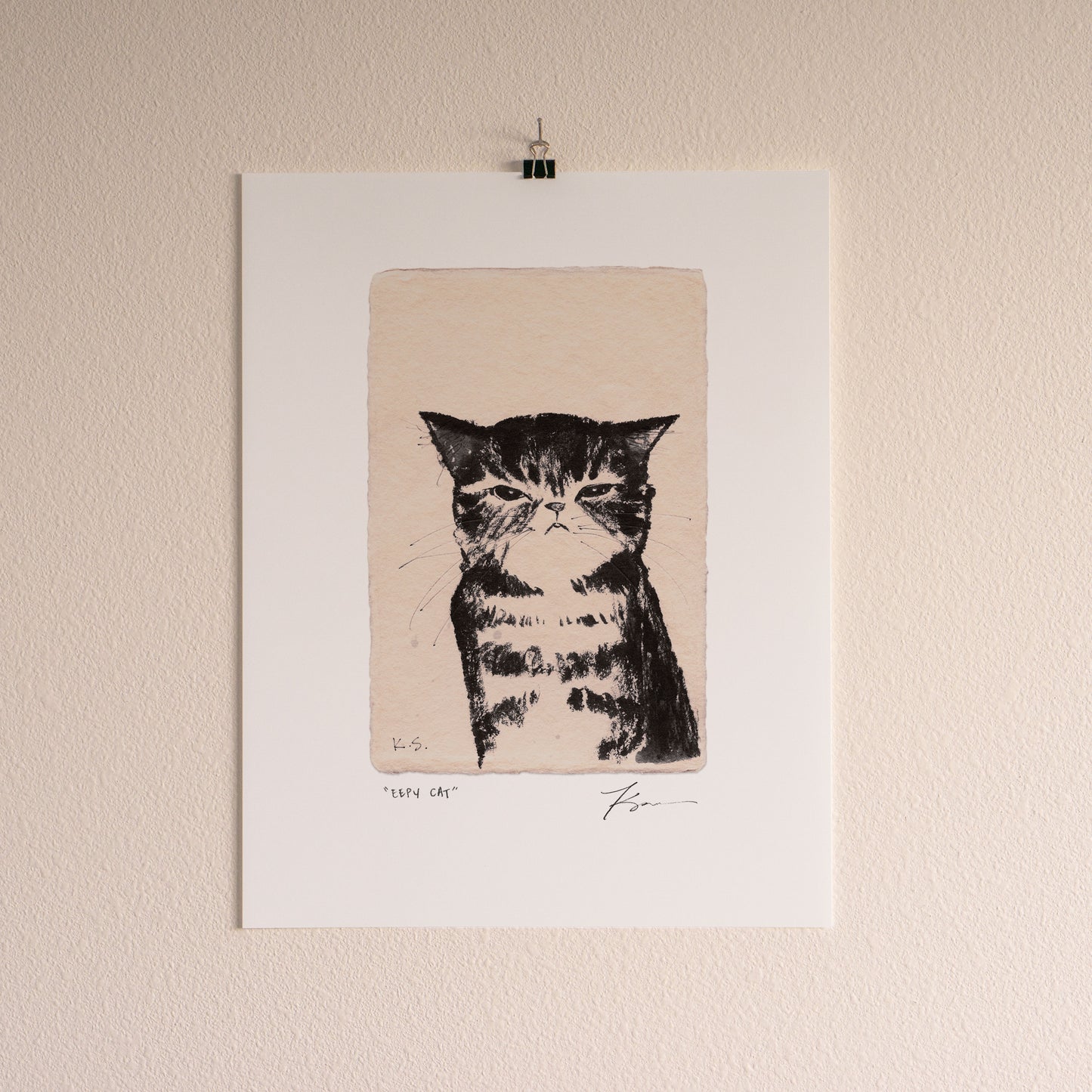 Eepy Cat | Fine Art Print