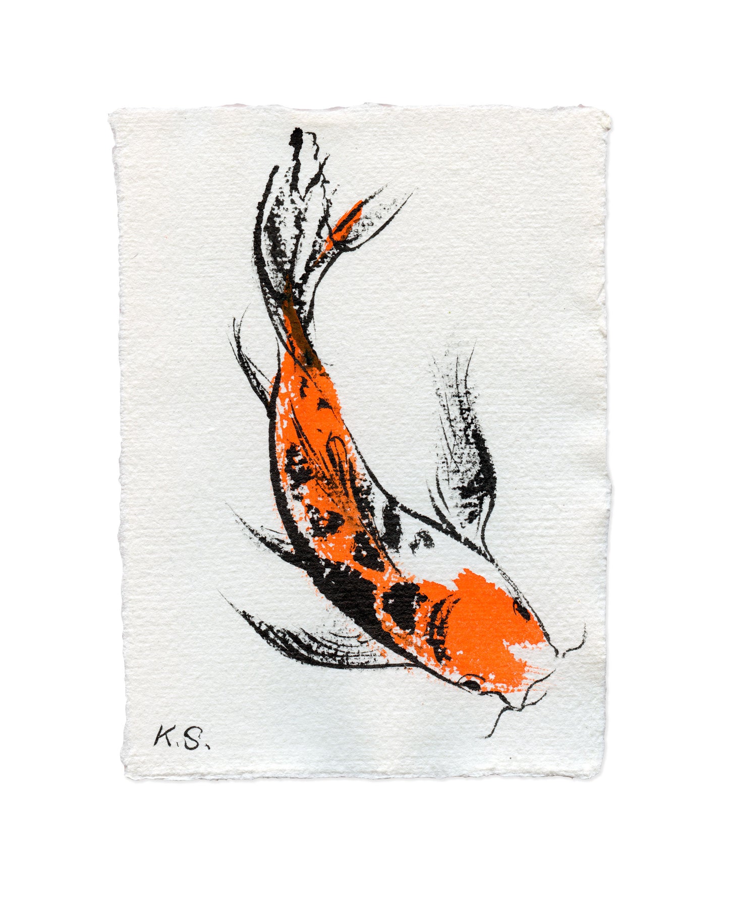 Koi Fish | A6 | Original Painting