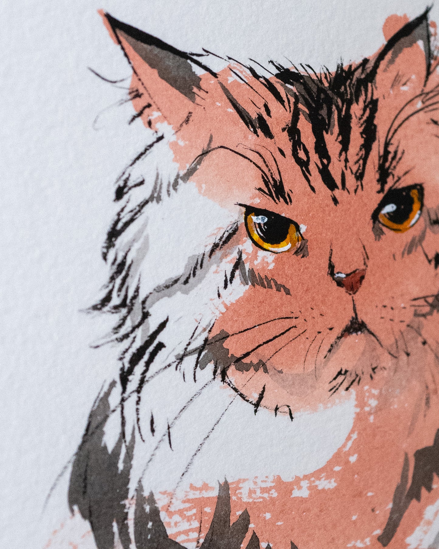 Offended Kitty | 5" x 7" | Original Painting