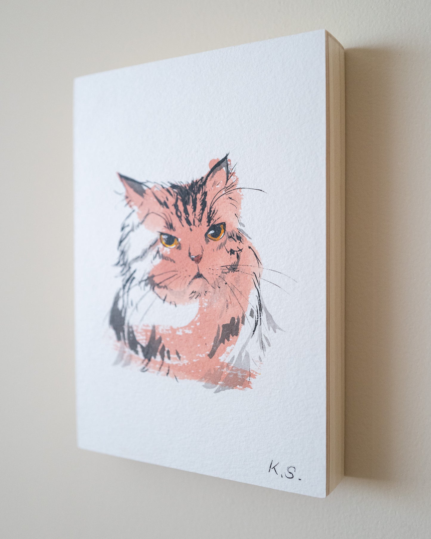 Offended Kitty | 5" x 7" | Original Painting