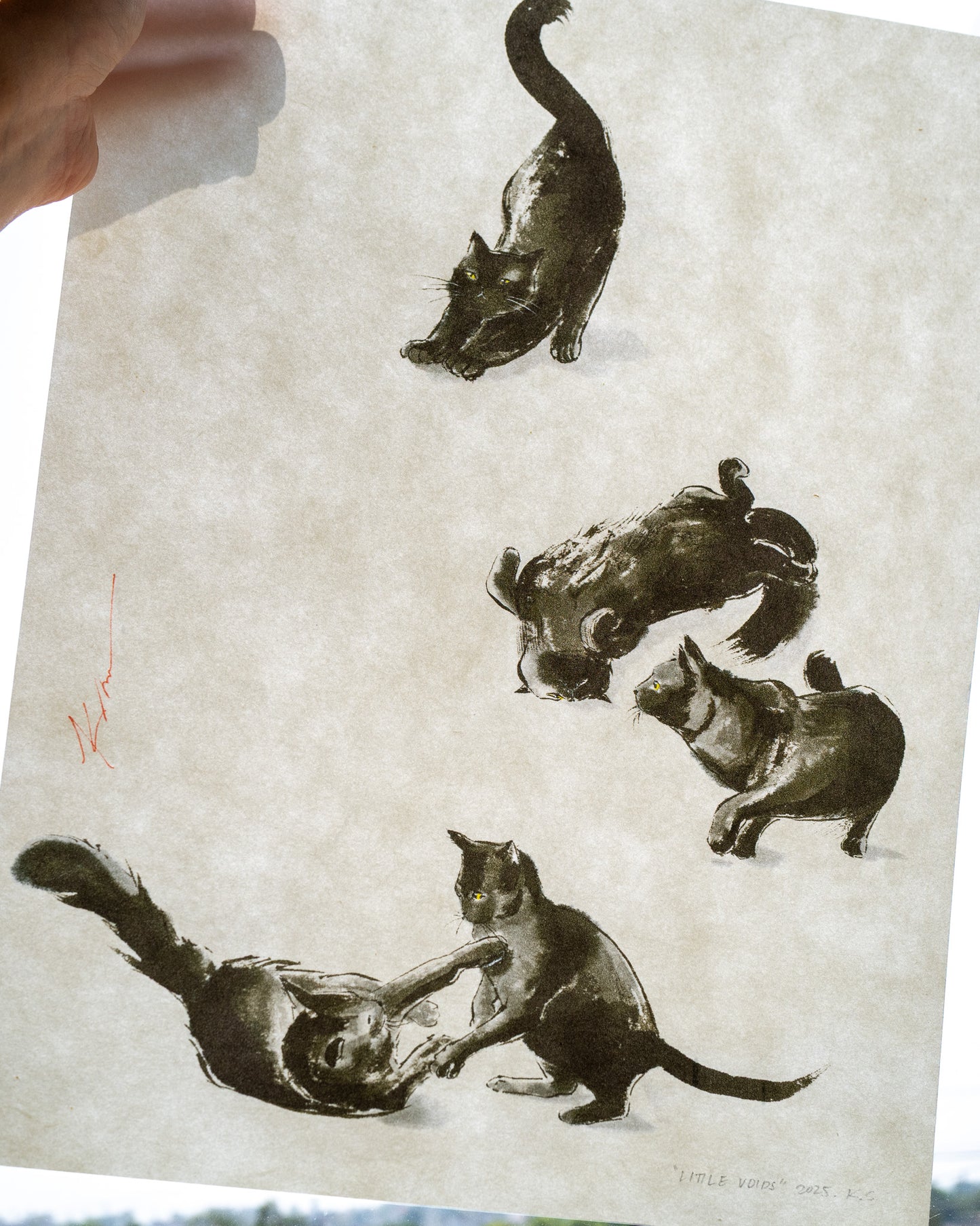 Little Voids | Washi Fine Art Print