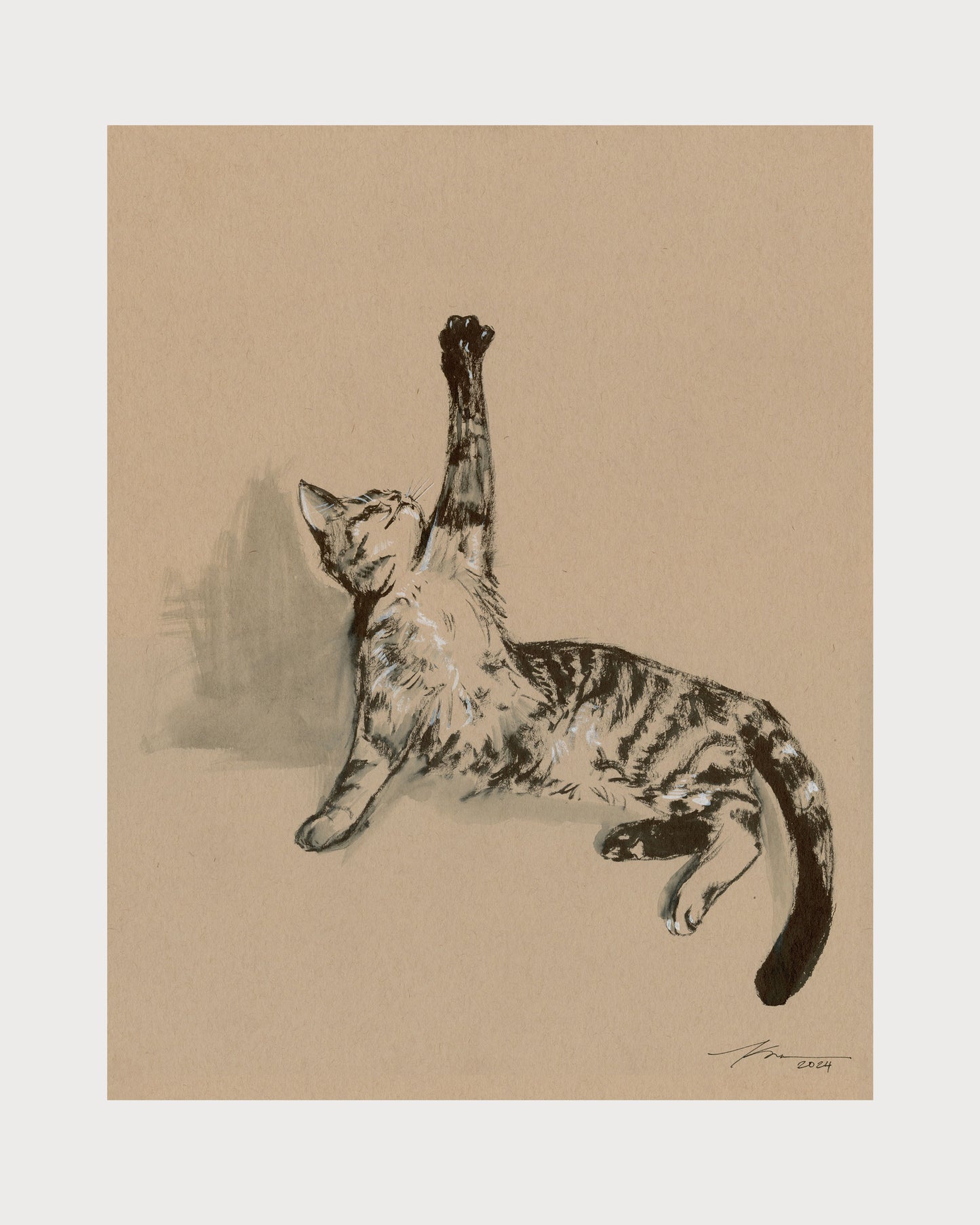 Sistine Buster | 11" x 14" | Original Artwork