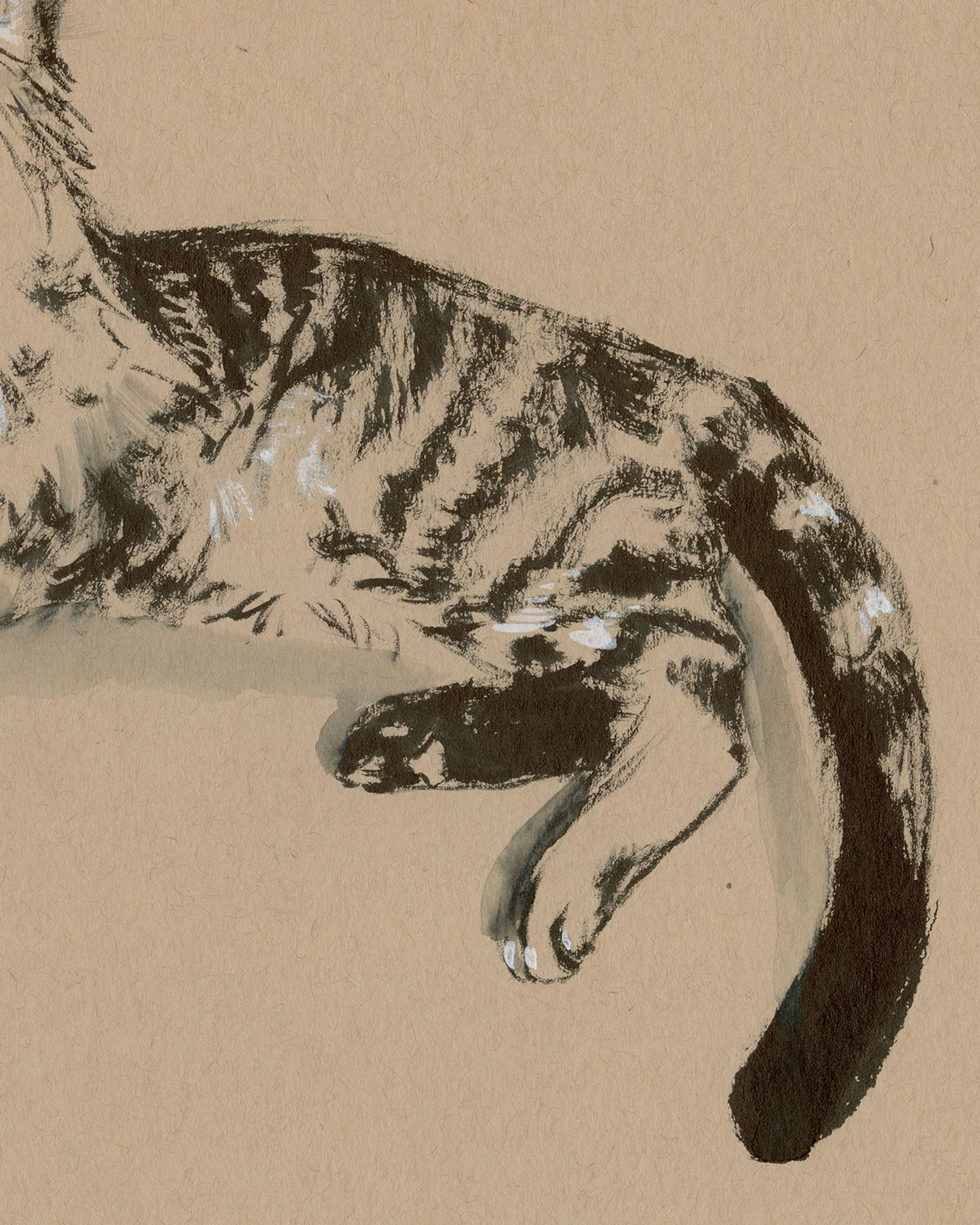 Sistine Buster | 11" x 14" | Original Artwork