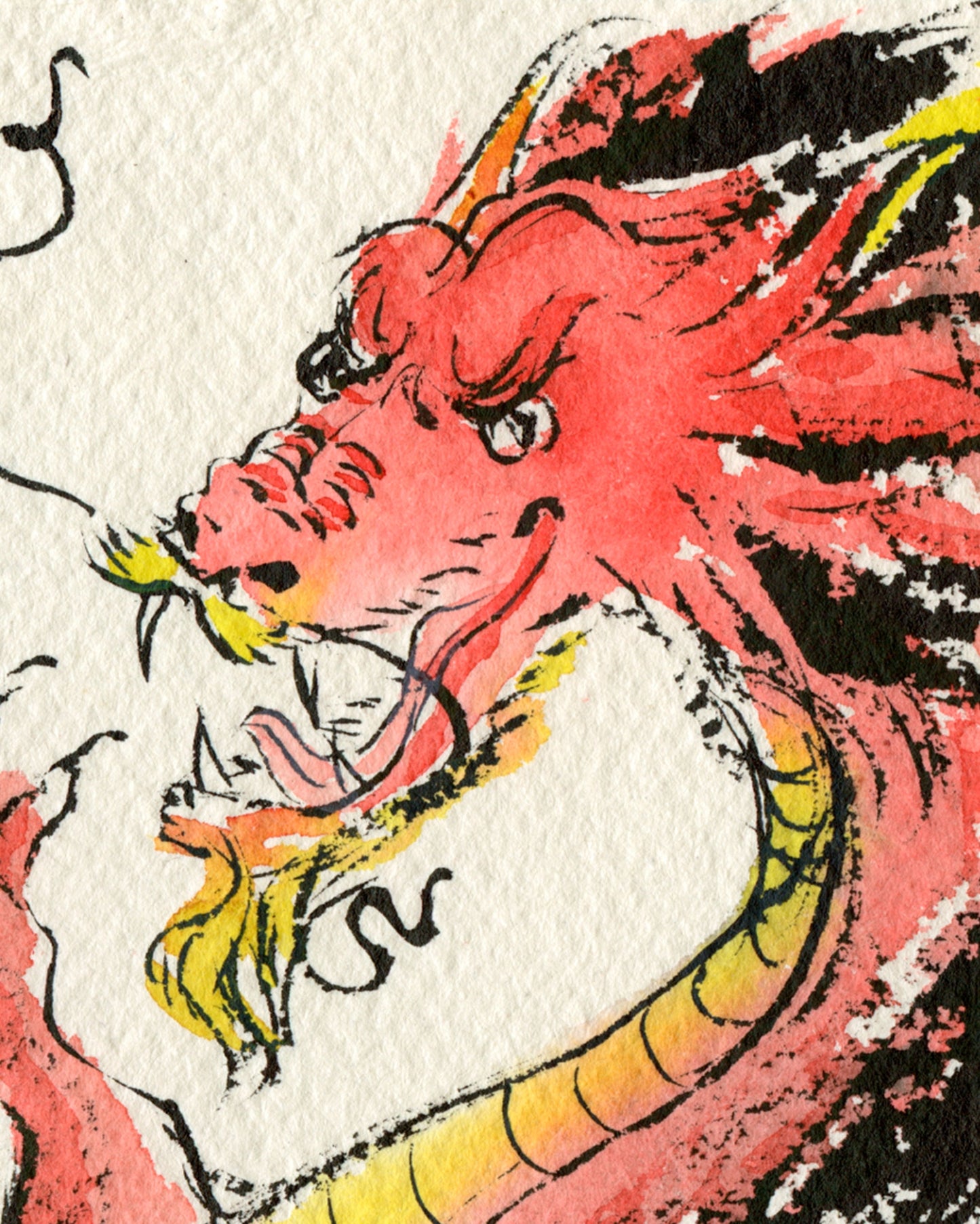 Dragon Zodiac | A6 | Original Painting
