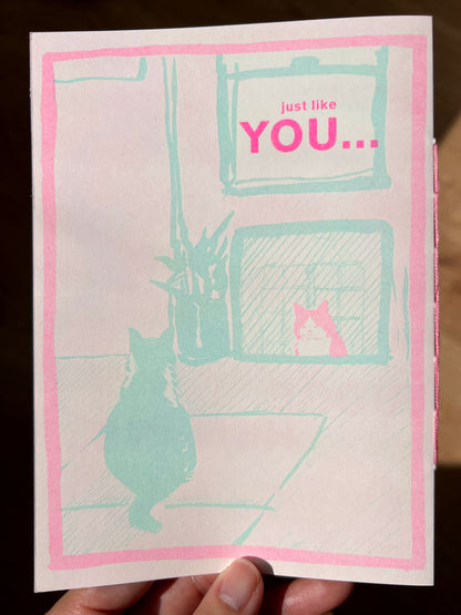 Wally the Cat | Risograph Zine