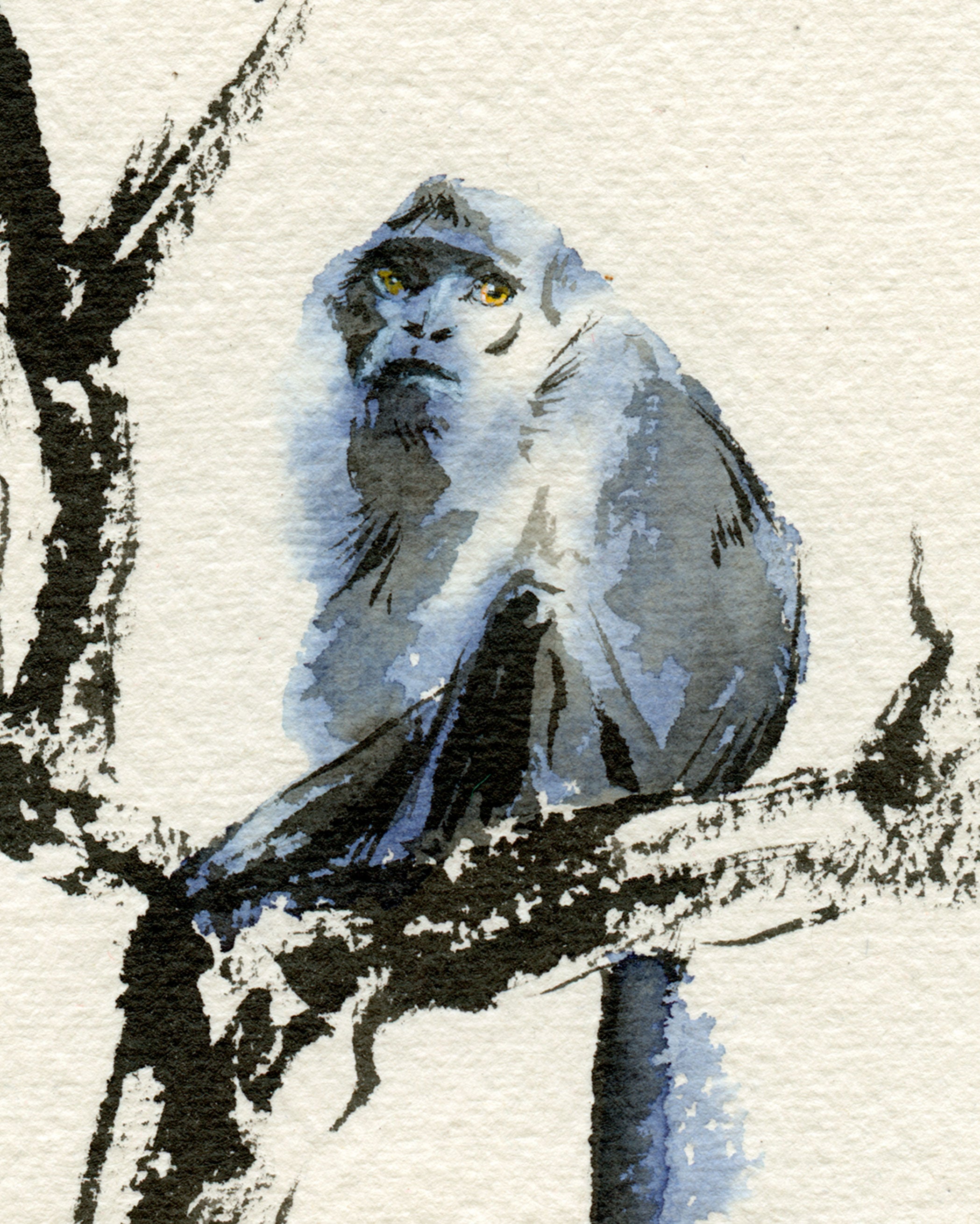 Monkey Zodiac | A6 | Original Painting – ksustudios