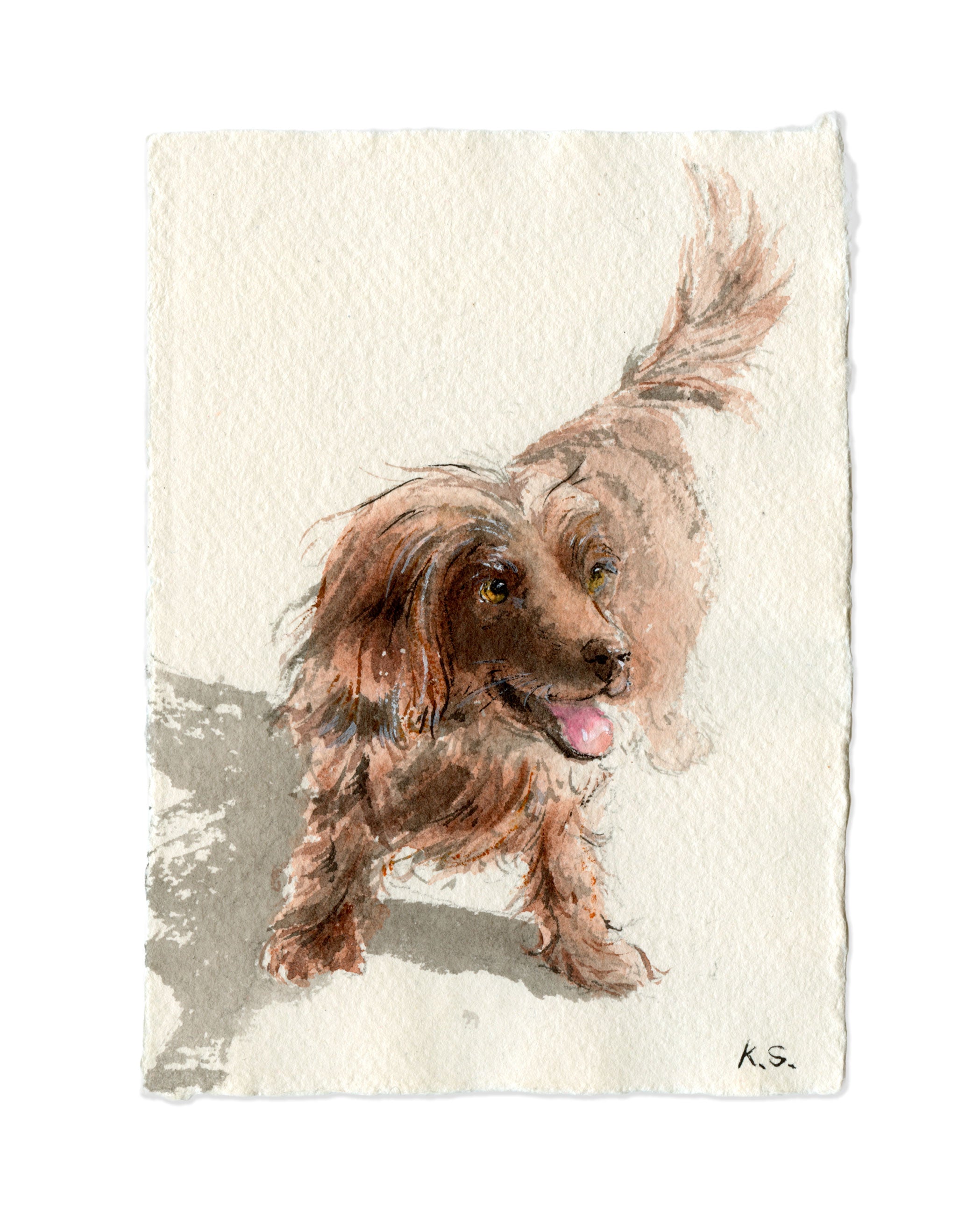 Dog Zodiac | A6 | Original Painting – ksustudios