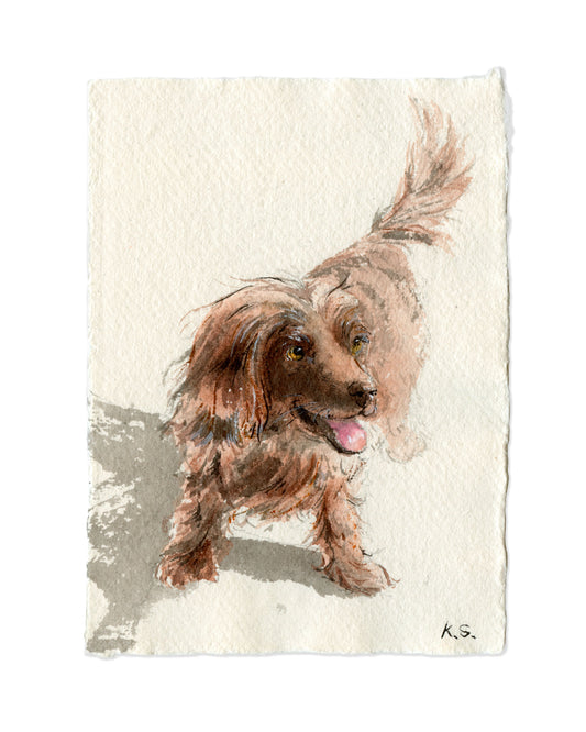 Dog Zodiac | A6 |  Original Painting