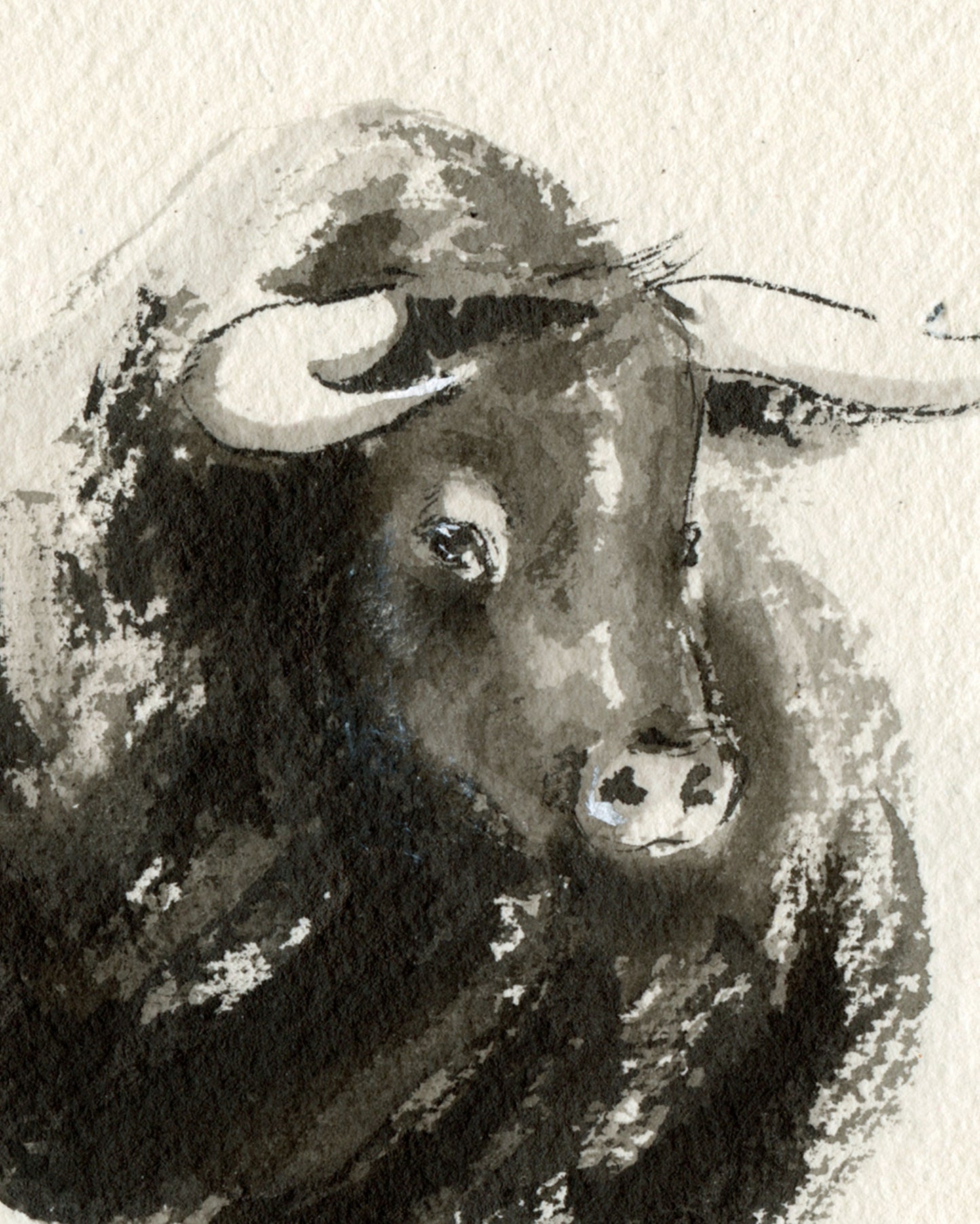 Ox Zodiac | A6 |  Original Painting