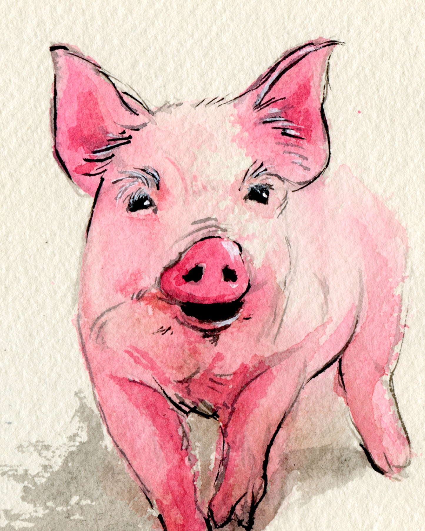 Pig Zodiac | A6 |  Original Painting