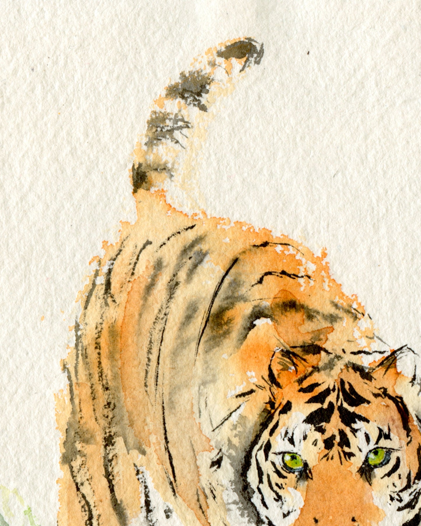 Tiger Zodiac | A6 |  Original Painting