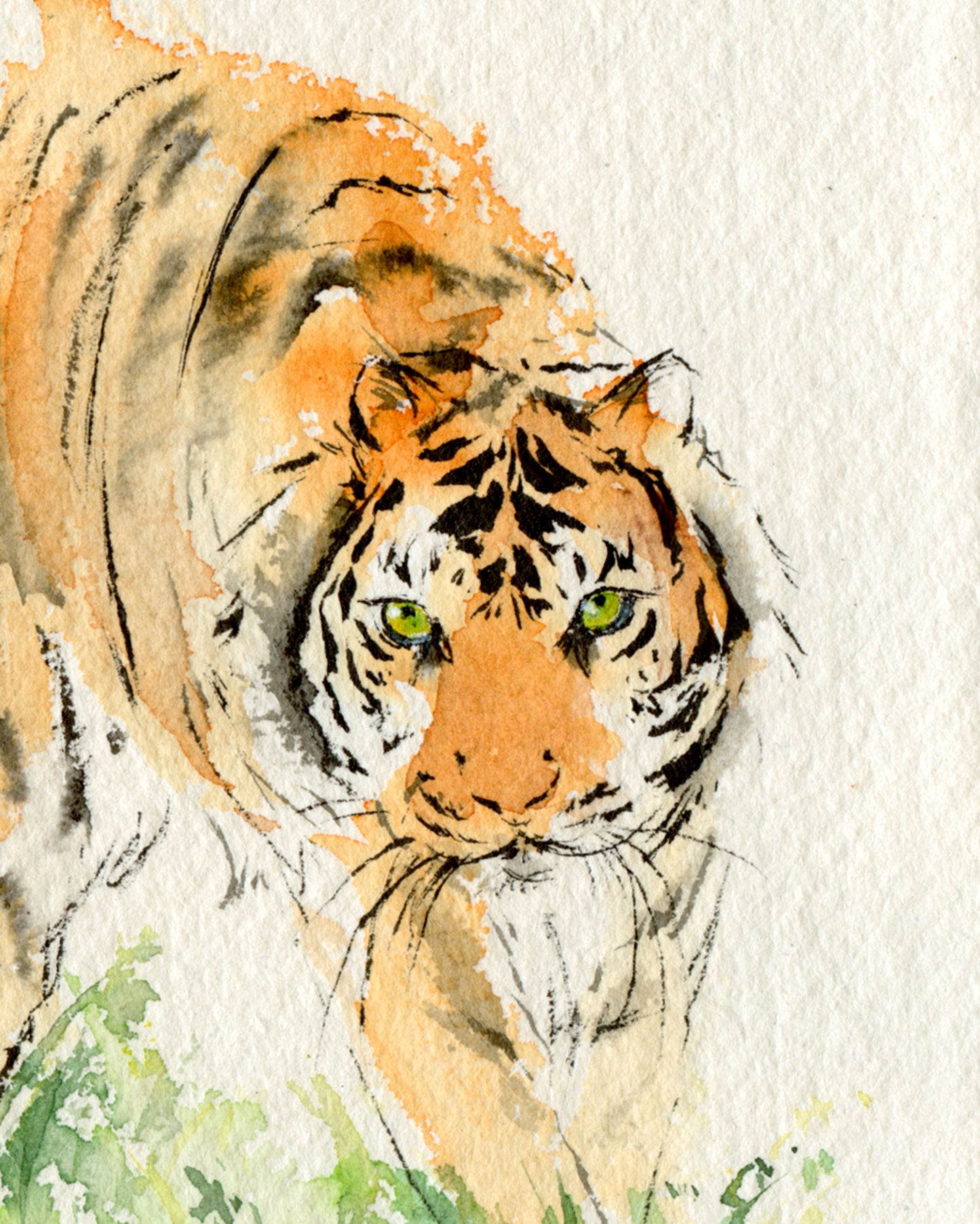 Tiger Zodiac | A6 |  Original Painting